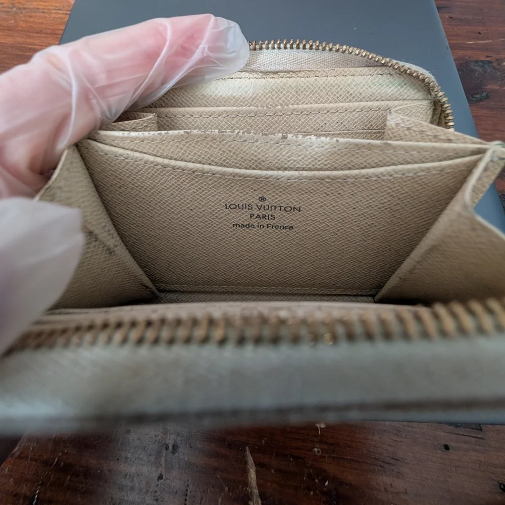 Louis Vuitton Damier Azur Canvas Zippy Coin Purse